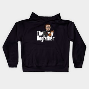 The Dogfather T-Shirt - Dog Dad Funny- Father's Day Gifts Kids Hoodie